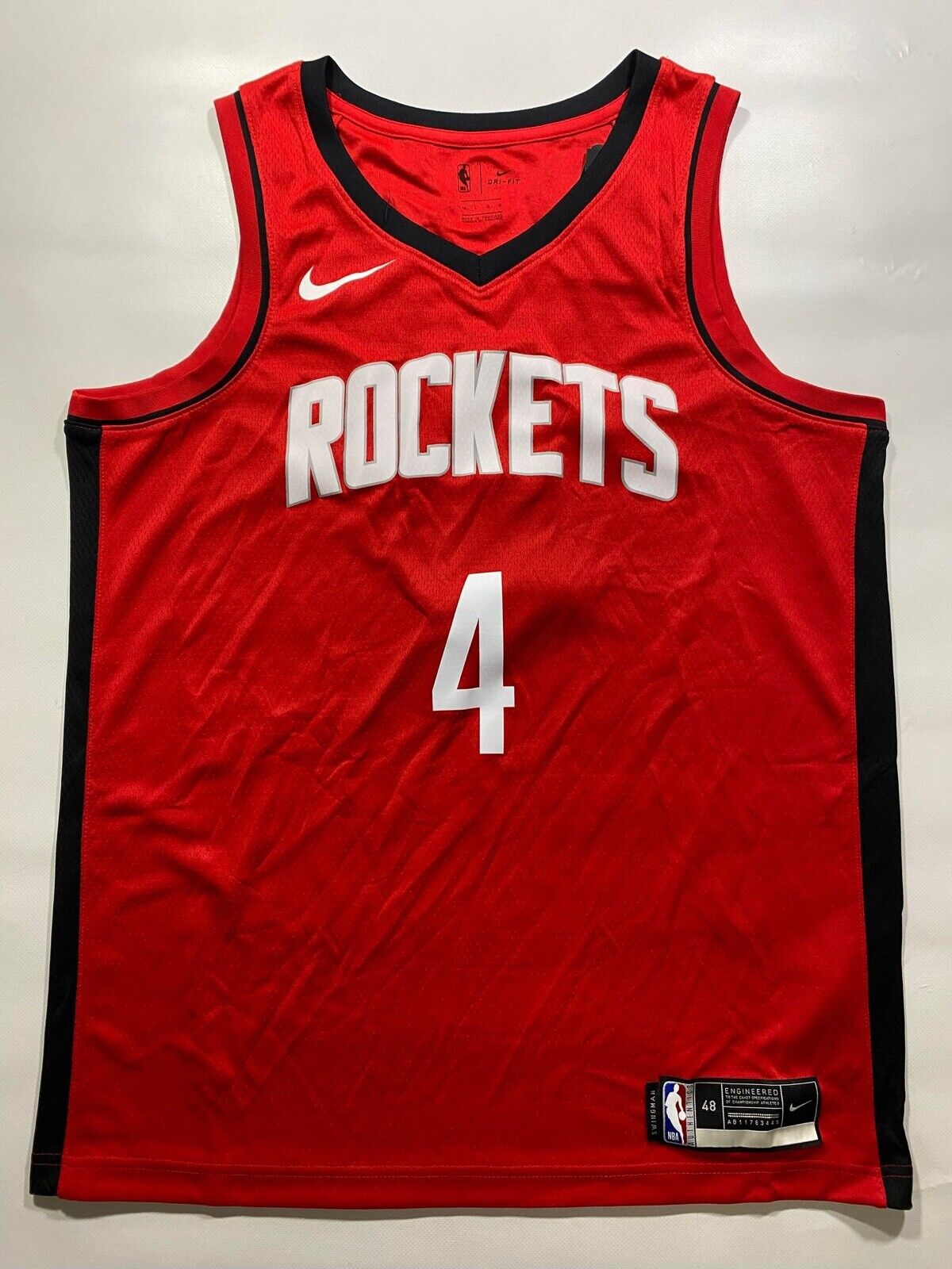 Houston Rockets #4 Jalen Green Nike NBA Icon Jersey - Mens Small - American Sports Jerseys