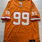 Tampa Bay Buccaneers Orange Throwback Nike NFL Game Jersey Warren Sapp #99 Mens