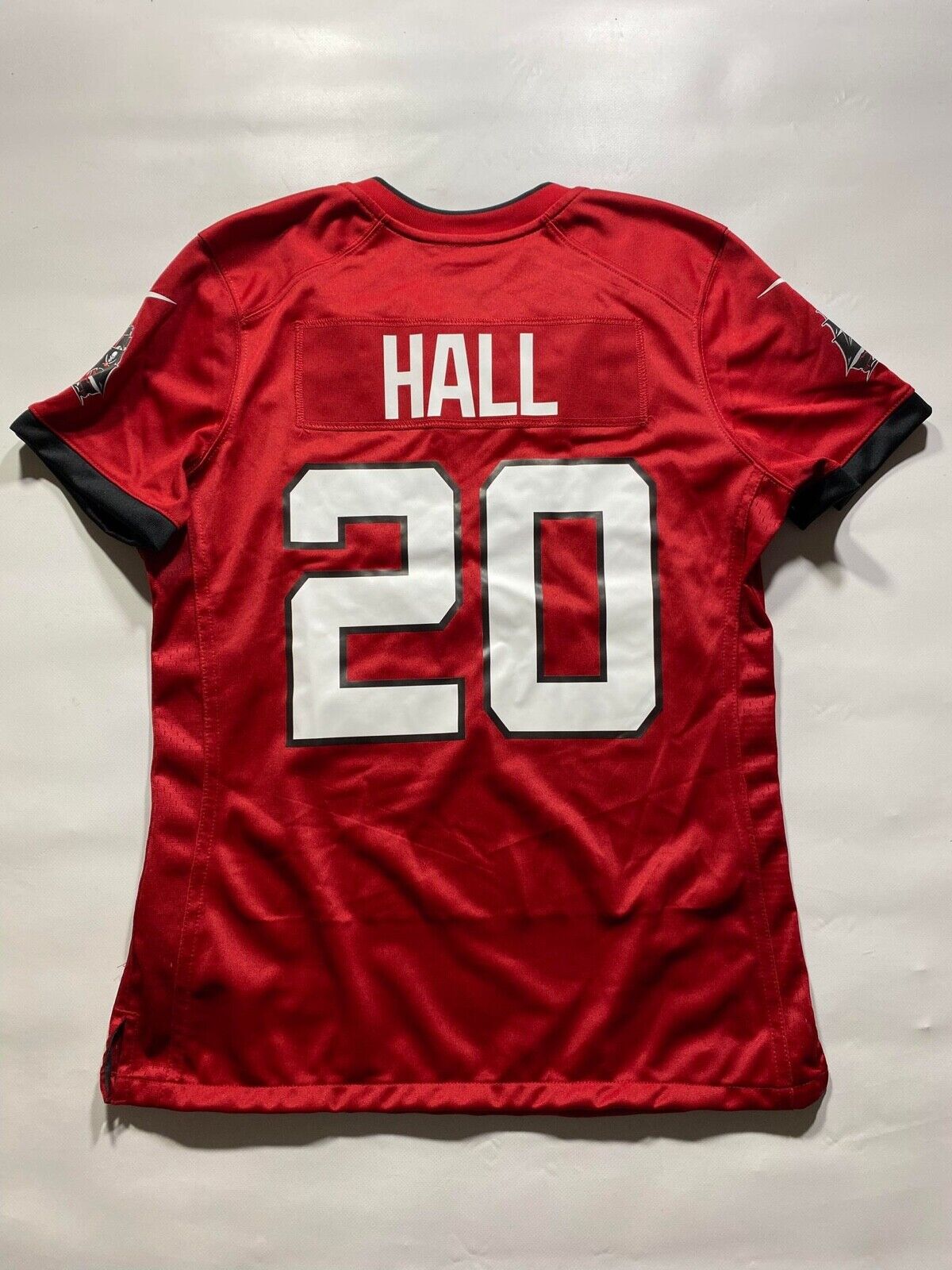 Tampa Bay Buccaneers #20 Logan Hall Nike NFL Game Jersey - Womens Medium - American Sports Jerseys