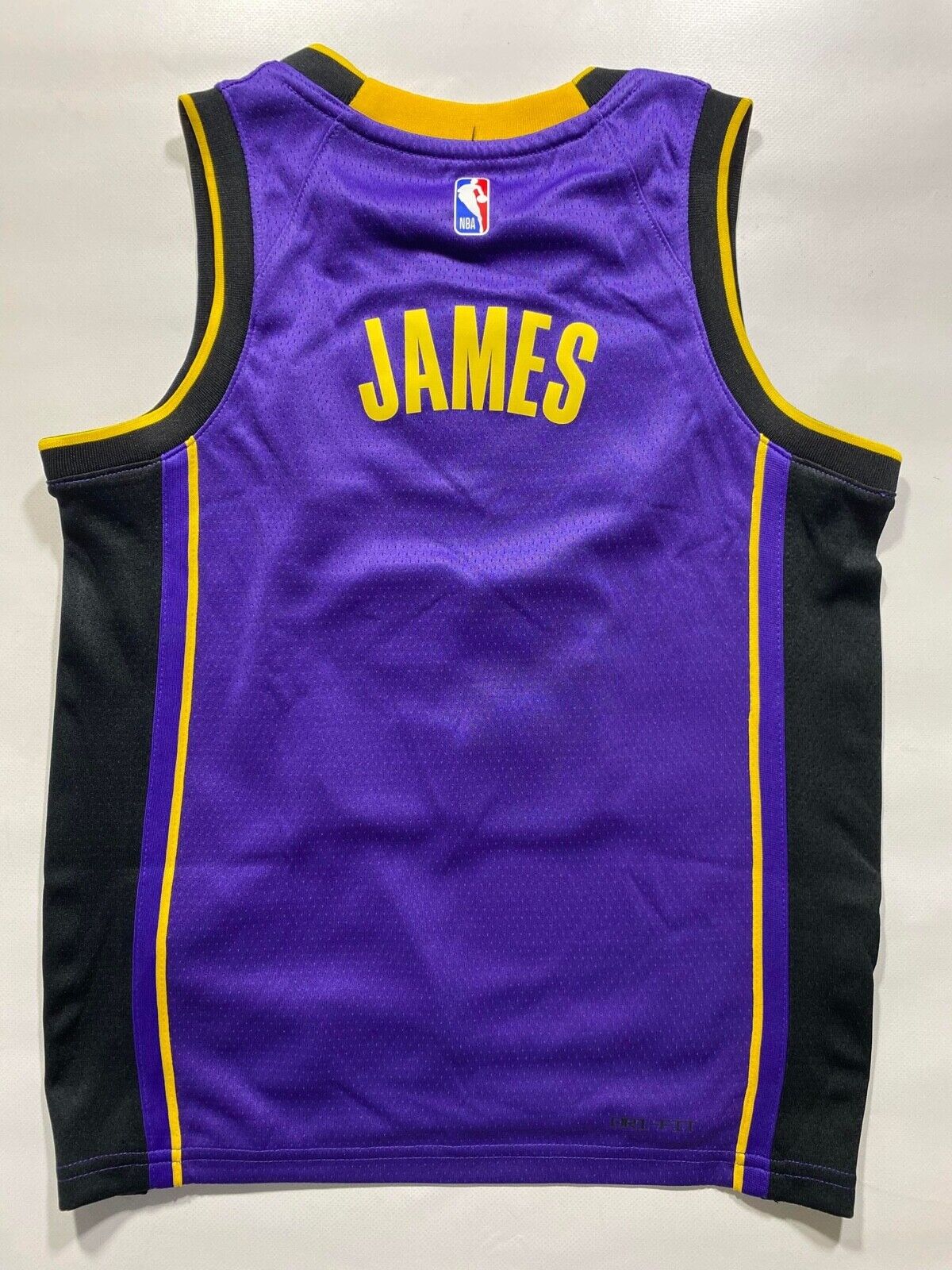 Los Angeles Lakers #23 LeBron James Nike NBA Statement Jersey - Youth Small