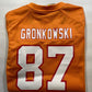 Tampa Bay Buccaneers Orange Throwback Nike NFL Game Jersey Gronkowski #87 Womens