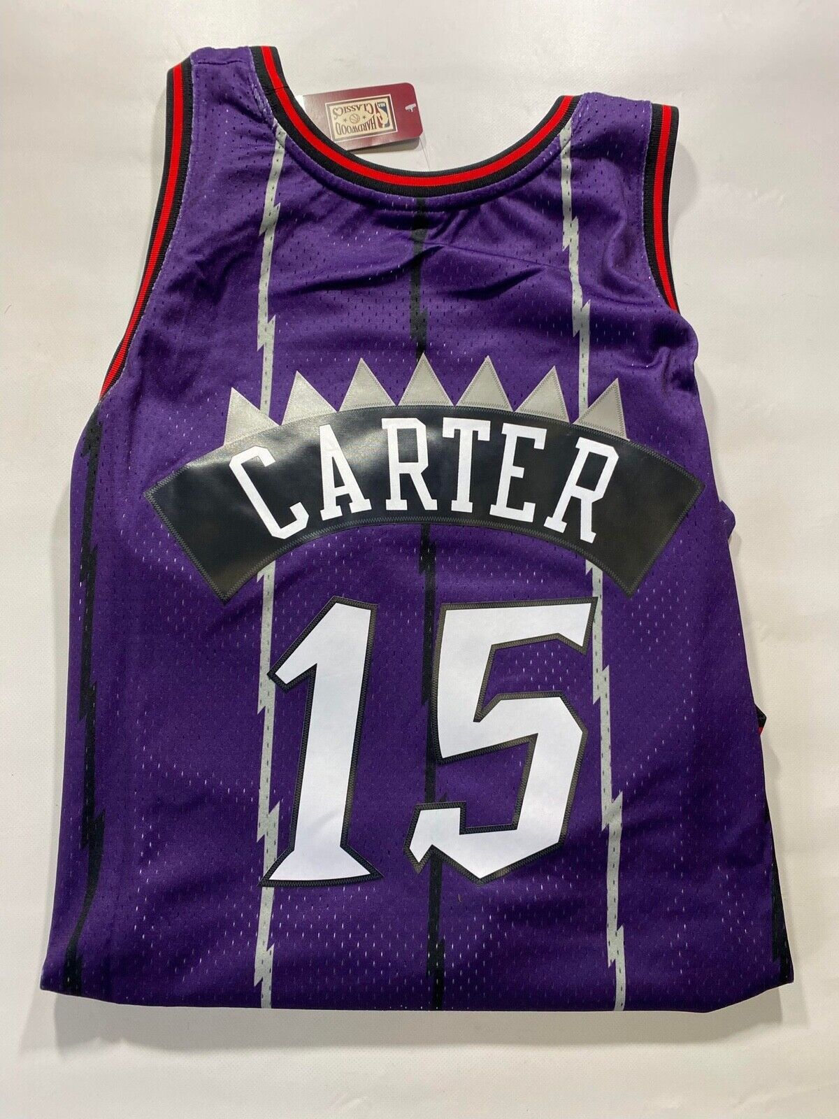 Toronto Raptors #15 Vince Carter Mitchell & Ness Big & Tall Hardwood Classics