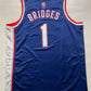 Brooklyn Nets #1 Mikal Bridges Nike NBA City Jersey - Mens Large