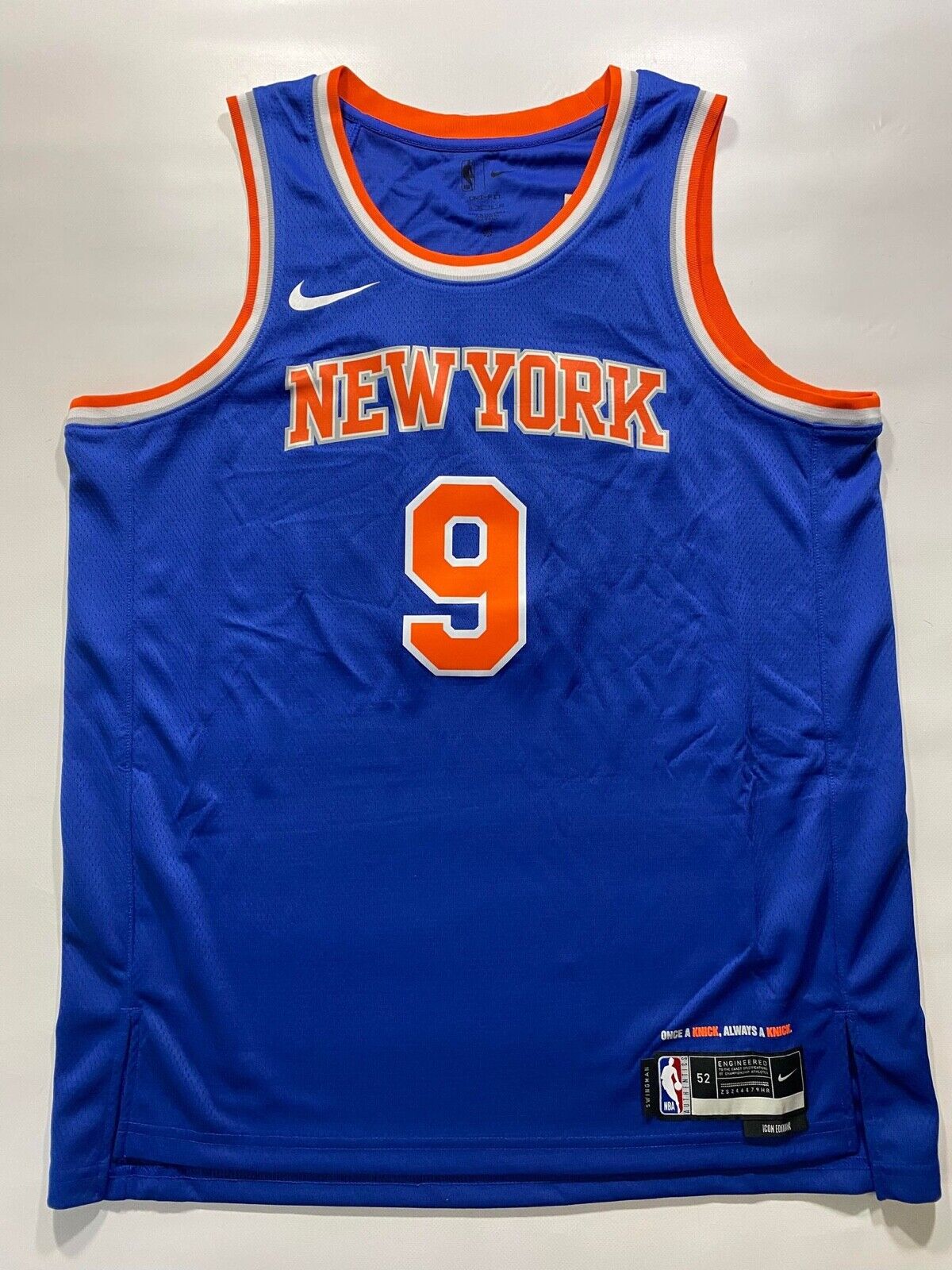 New York Knicks #9 Quentin Grimes Nike NBA Icon Jersey - Mens XL