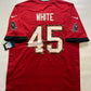 Tampa Bay Buccaneers Home Nike NFL Game Jersey - Devin White #45 - Mens Medium