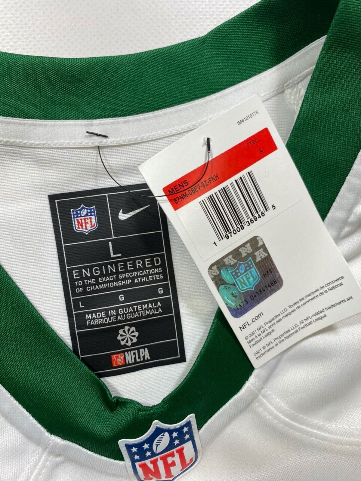 New York Jets 2nd Alt Nike NFL Game Jersey - Trey Dean #6 - Mens Large