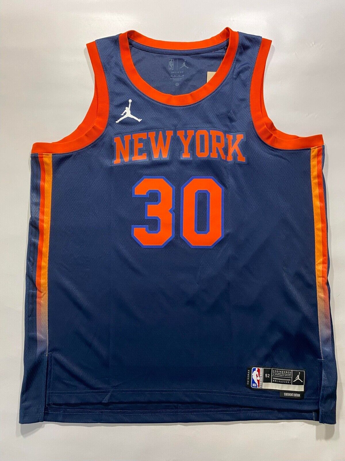 New York Knicks #30 Julius Randle Nike NBA Statement Jersey - Mens XL