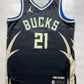 Milwaukee Bucks Jrue Holiday #21 Nike Statement NBA Jersey - Men's Medium