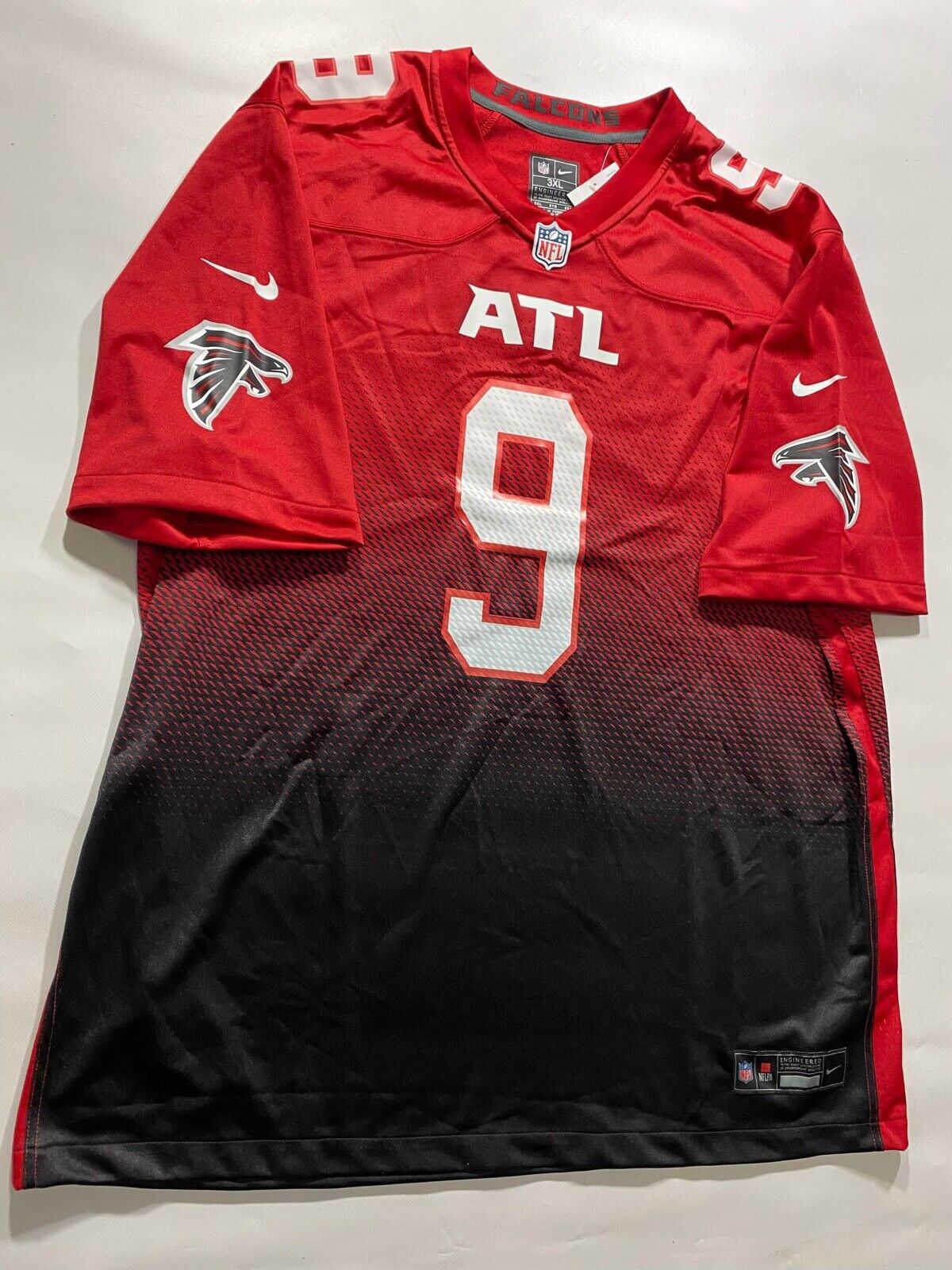 Atlanta Falcons Alternate Nike NFL Game Jersey - Desmond Ridder #9 - Mens 3XL