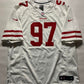 San Francisco 49ers #97 Jaylon Moore Nike NFL Game Jersey - Mens XL - American Sports Jerseys