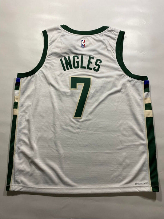 Milwaukee Bucks #7 Joe Ingles Nike NBA Association Jersey - Mens 2XL - American Sports Jerseys