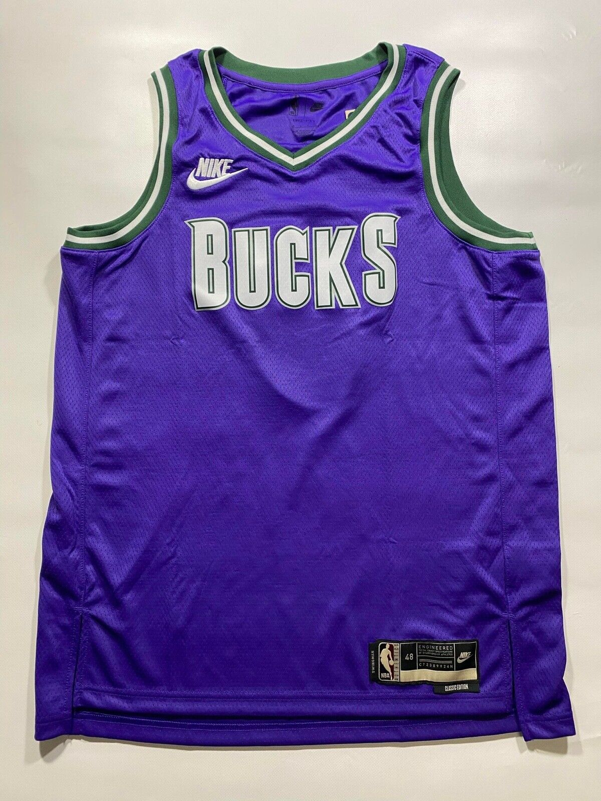 Milwaukee Bucks #9 Bobby Portis Jr Nike NBA Classic Jersey - Mens Large - American Sports Jerseys