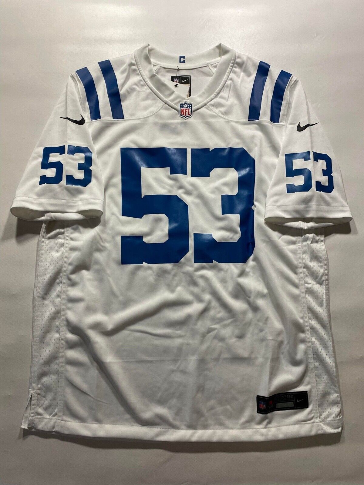 Indianapolis Colts #53 Darius Leonard Nike NFL Game Jersey - Mens Large - American Sports Jerseys