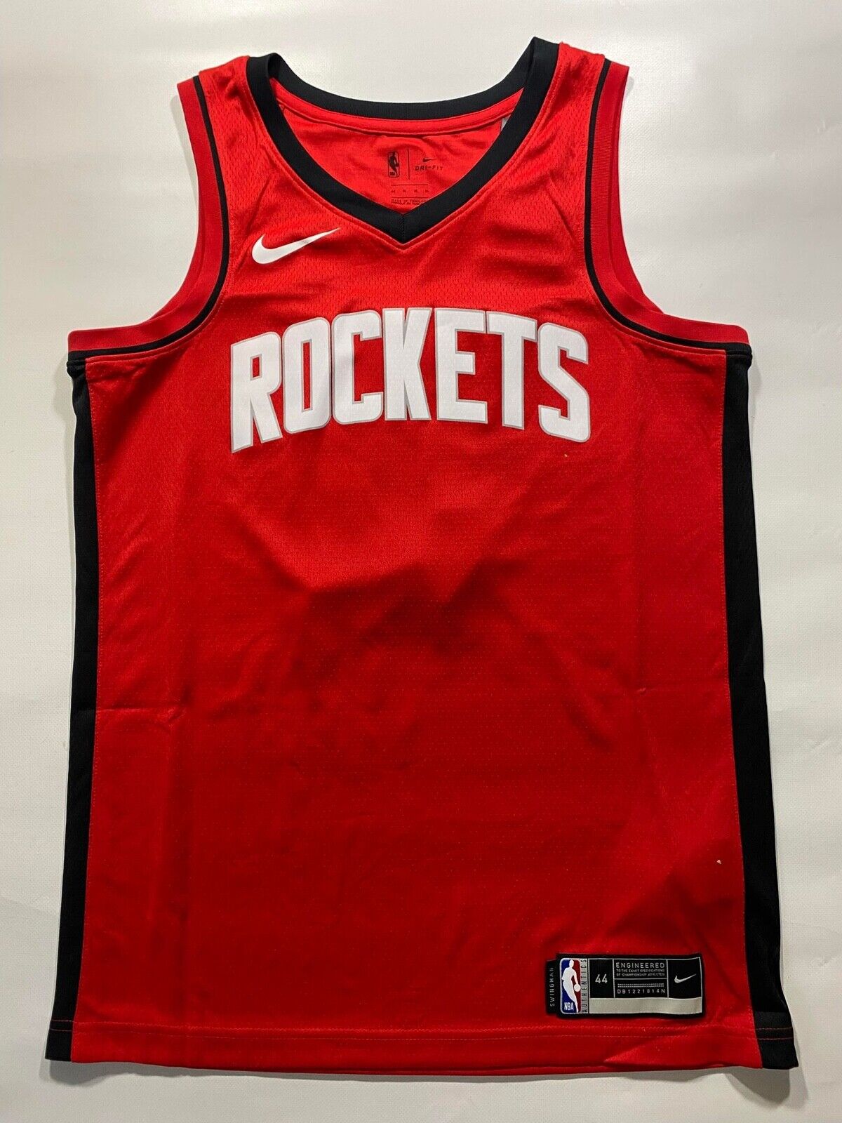 Houston Rockets #10 Jabari Smith Jr Nike NBA Icon Jersey - Mens Medium