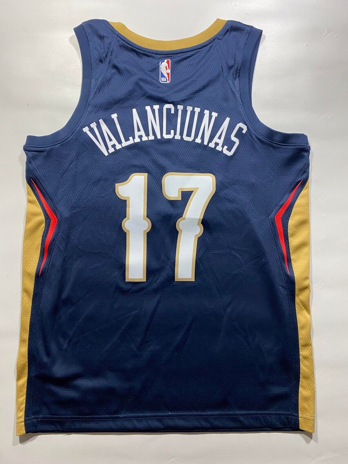 New Orleans Pelicans Nike NBA Icon Edition Jersey - Jonas Valančiūnas #17 - Mens