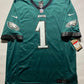 Philadelphia Eagles #1 AJ Brown Nike NFL Game Jersey - Mens Large - American Sports Jerseys