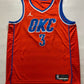 Oklahoma City Thunder #3 Josh Giddey Nike NBA Statement Jersey - Mens 2XL