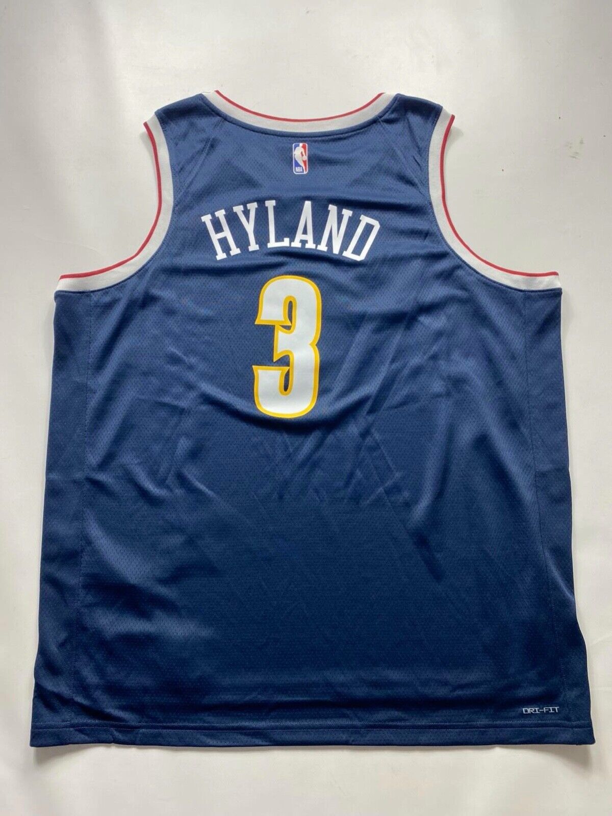 Denver Nuggets #3 Nah'Shon Hyland Nike NBA Icon Jersey - Mens 2XL - American Sports Jerseys