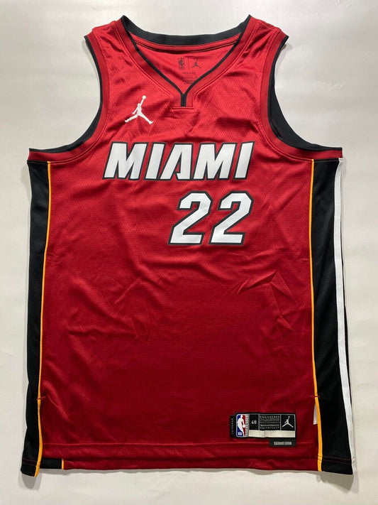 Miami Heat #22 Jimmy Butler Nike NBA Statement Jersey - Mens Large