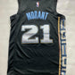 Memphis Grizzlies #21 Ja Morant Nike NBA City Jersey - Mens Small - American Sports Jerseys