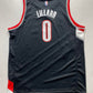 Portland Trail Blazers #0 Damian Lillard Nike NBA Icon Jersey - Youth XL - American Sports Jerseys