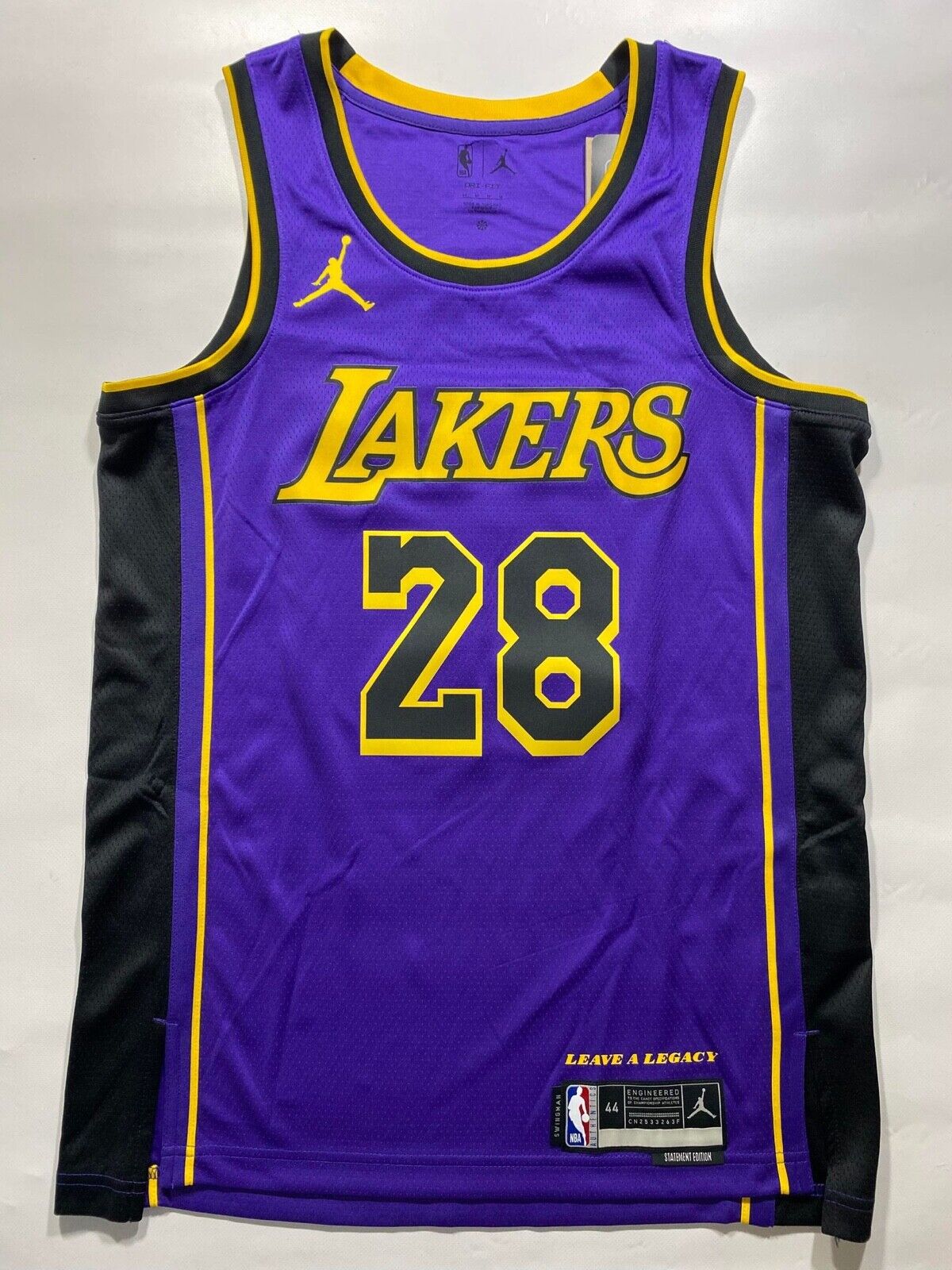 Los Angeles Lakers #28 Rui Hachimura Nike NBA Statement Jersey - Mens Medium