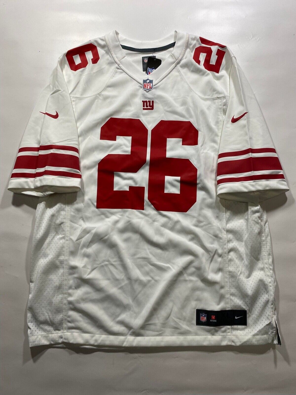 New York Giants Road Nike NFL Game Jersey - Saquon Barkley #26 - Mens XL