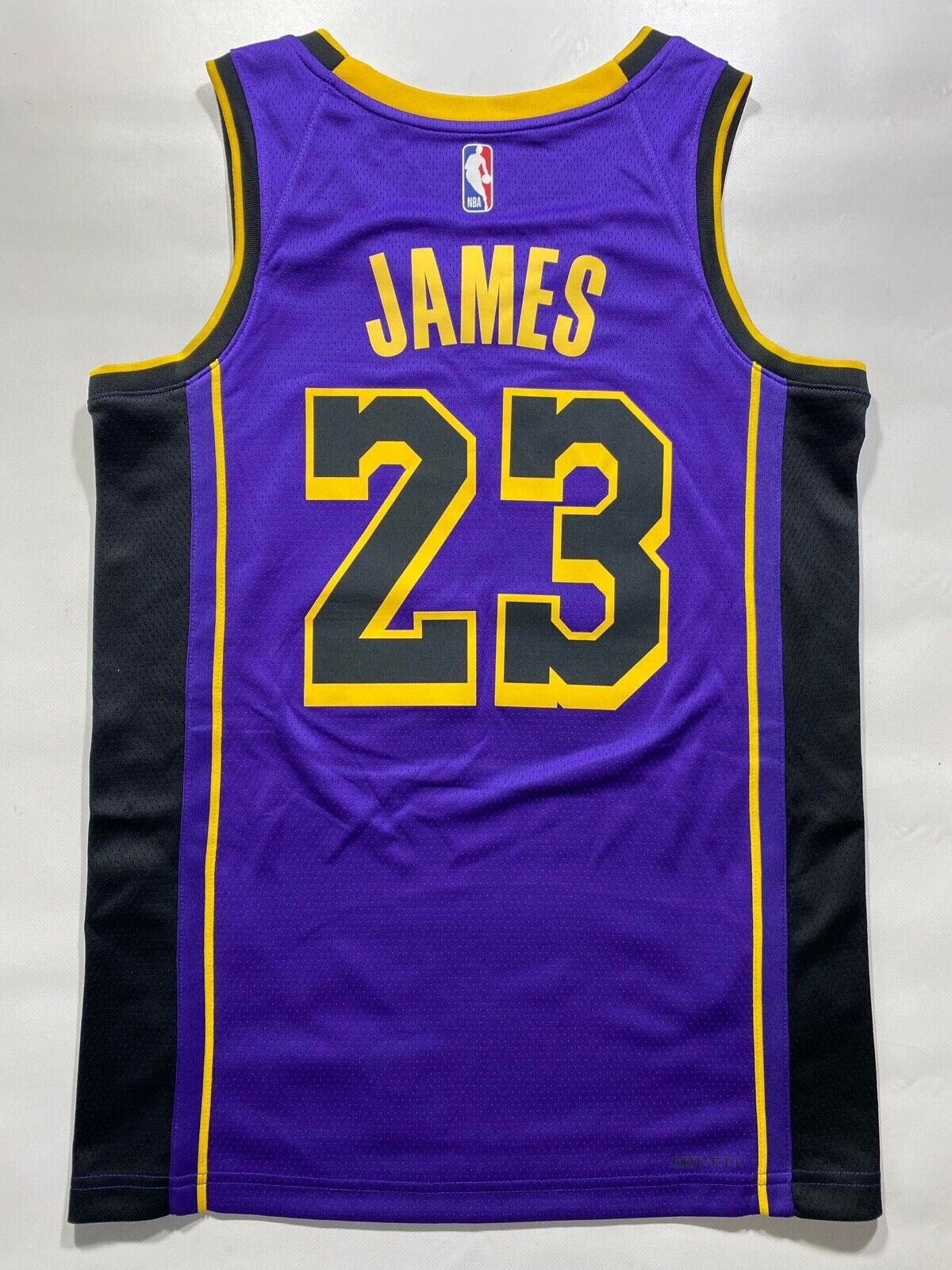 Los Angeles Lakers #23 LeBron James Nike NBA Statement Jersey - Mens Small